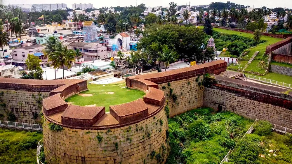Devanahalli Fort, birthplace of Tipu Sultan, 2.5 km from Milan at Godrej MSR City